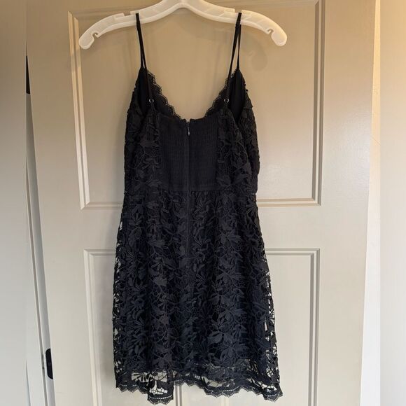 Abercrombie & Fitch elegant Black Lace Dress minidress, size XSP. - Picture 2 of 4